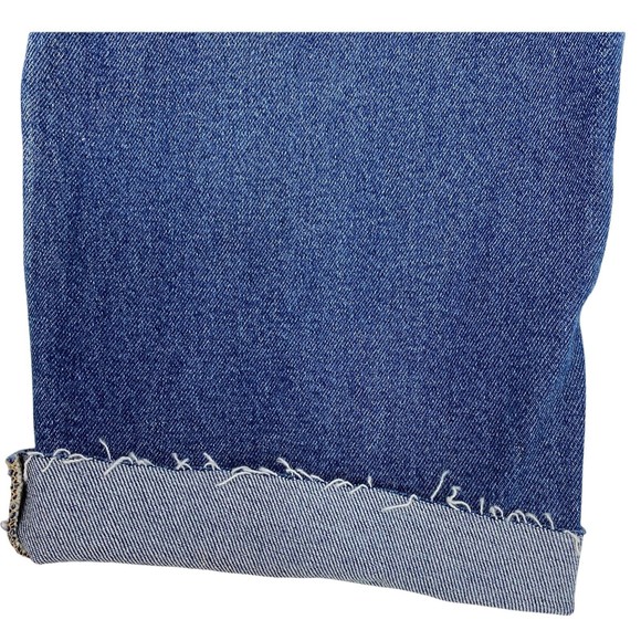 Wild Fable Womens Jeans Size 18 / 34 High Rise Raw Hem Straight Ankle Blue New - Picture 10 of 12